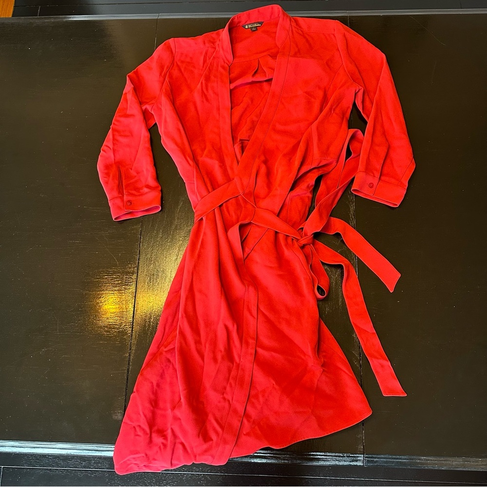 Brooks Brother Size 2 Mini Red Dress Sexy Valentine’s day Christmas Holiday